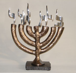 menorah created for